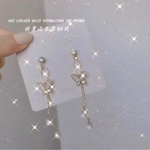 Butterfly Rhinestone Earrings